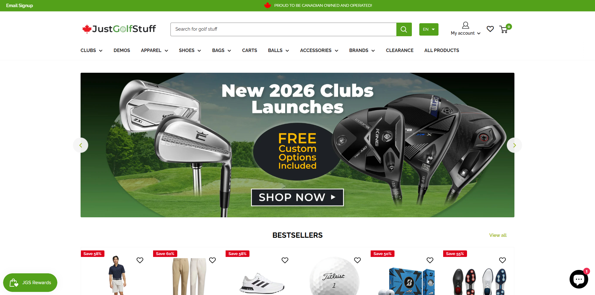 Just Golf Stuff discount code