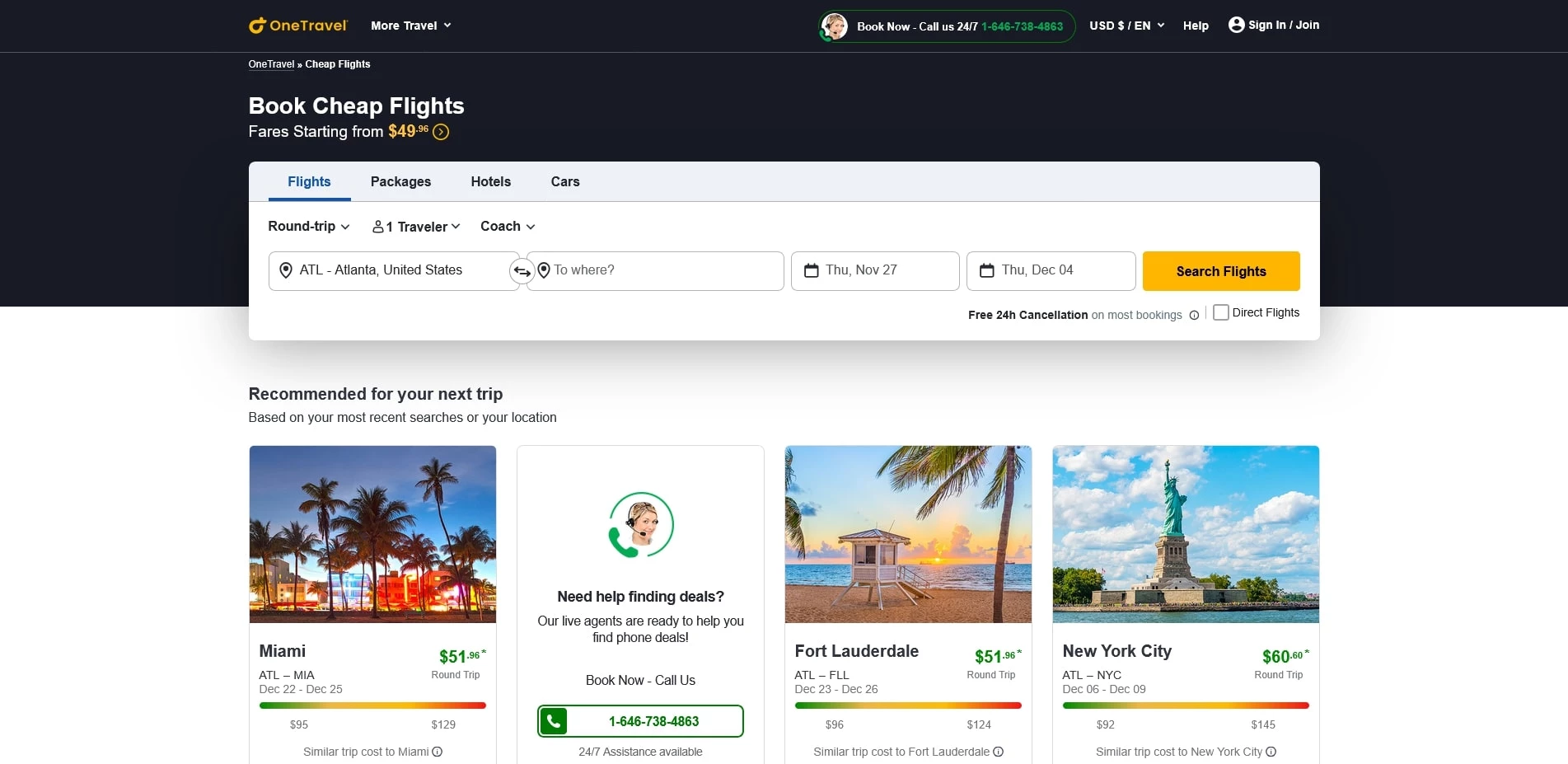 OneTravel Promo Code