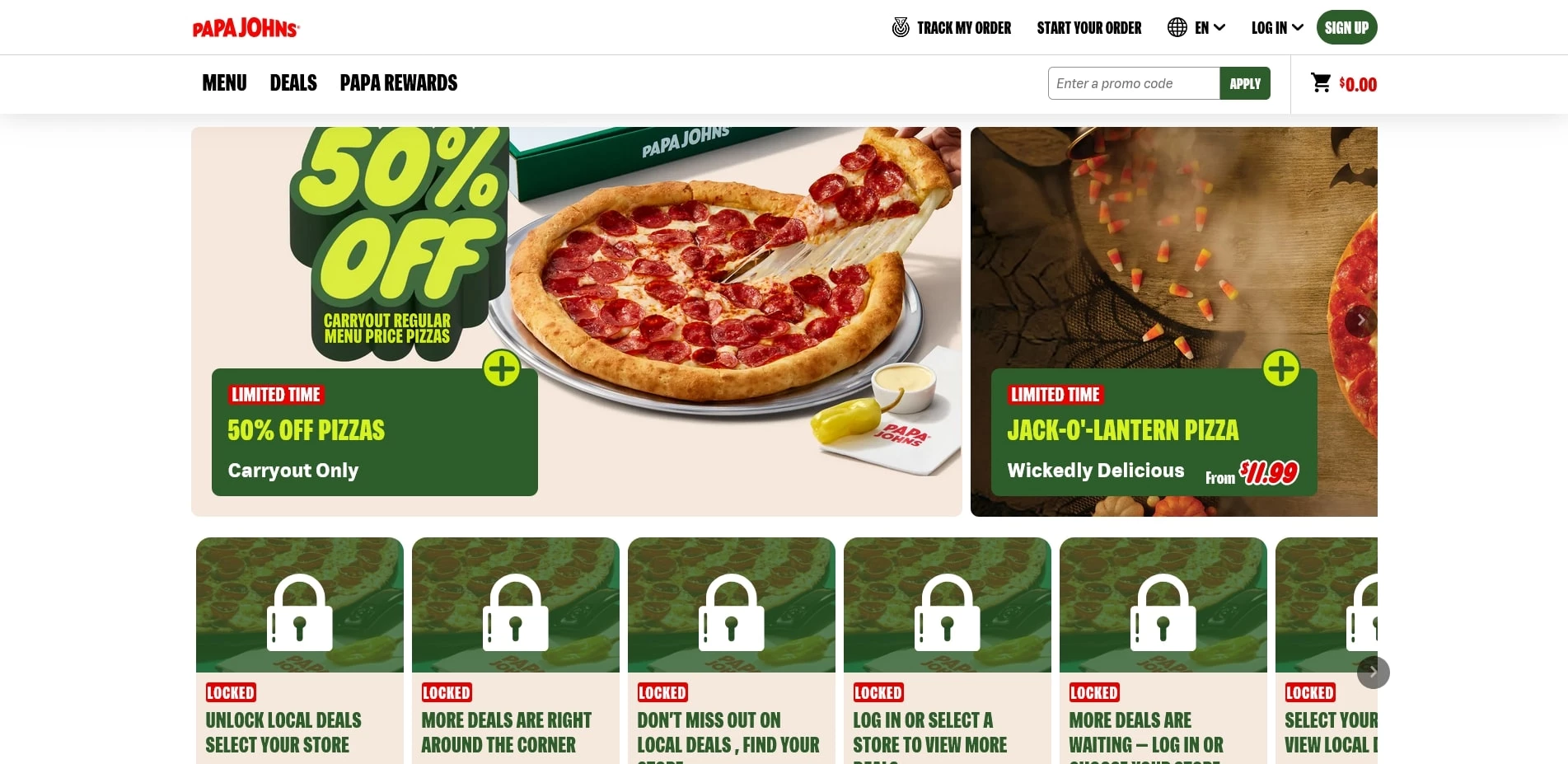 Papa John’s Promo Code