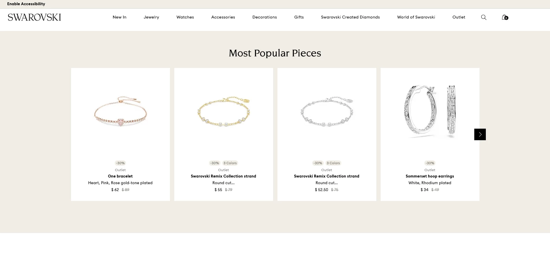 Swarovski Promo Code