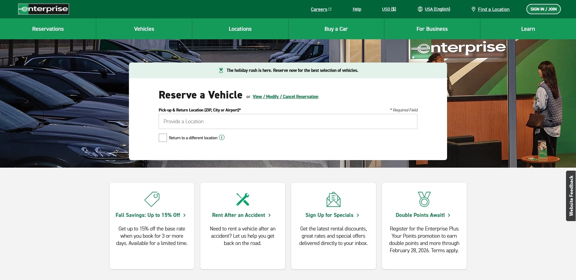 Enterprise Promo Code