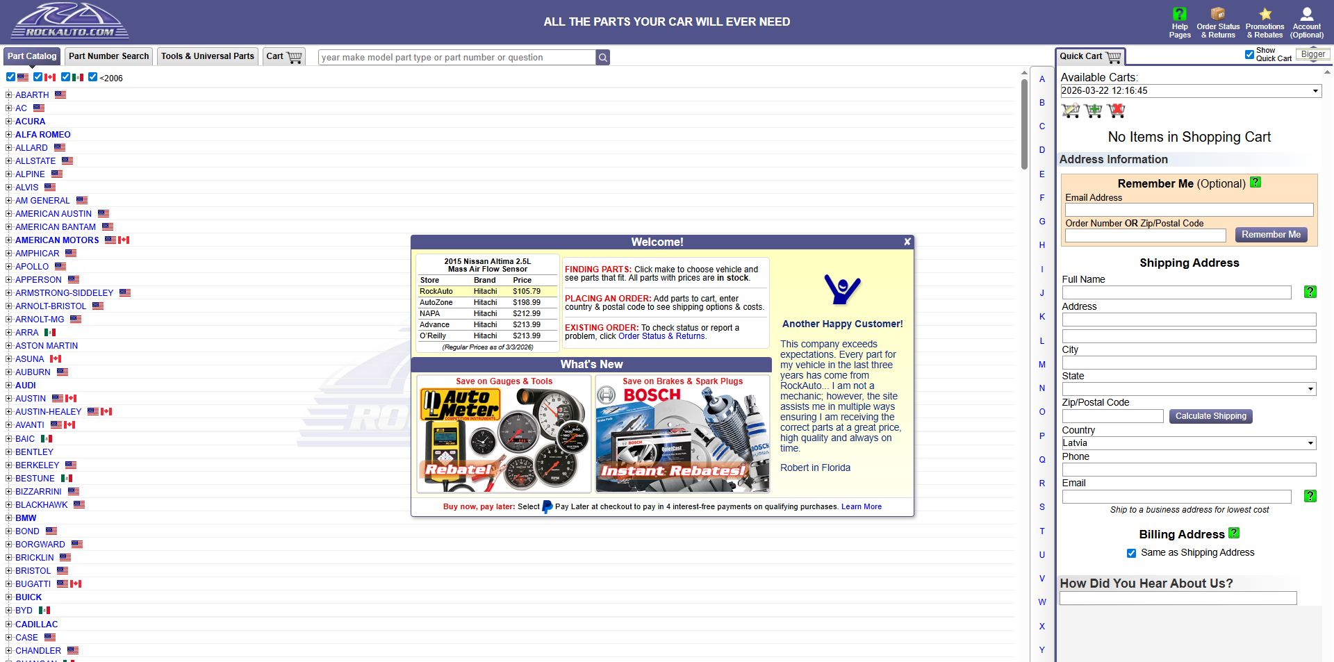 RockAuto discount code