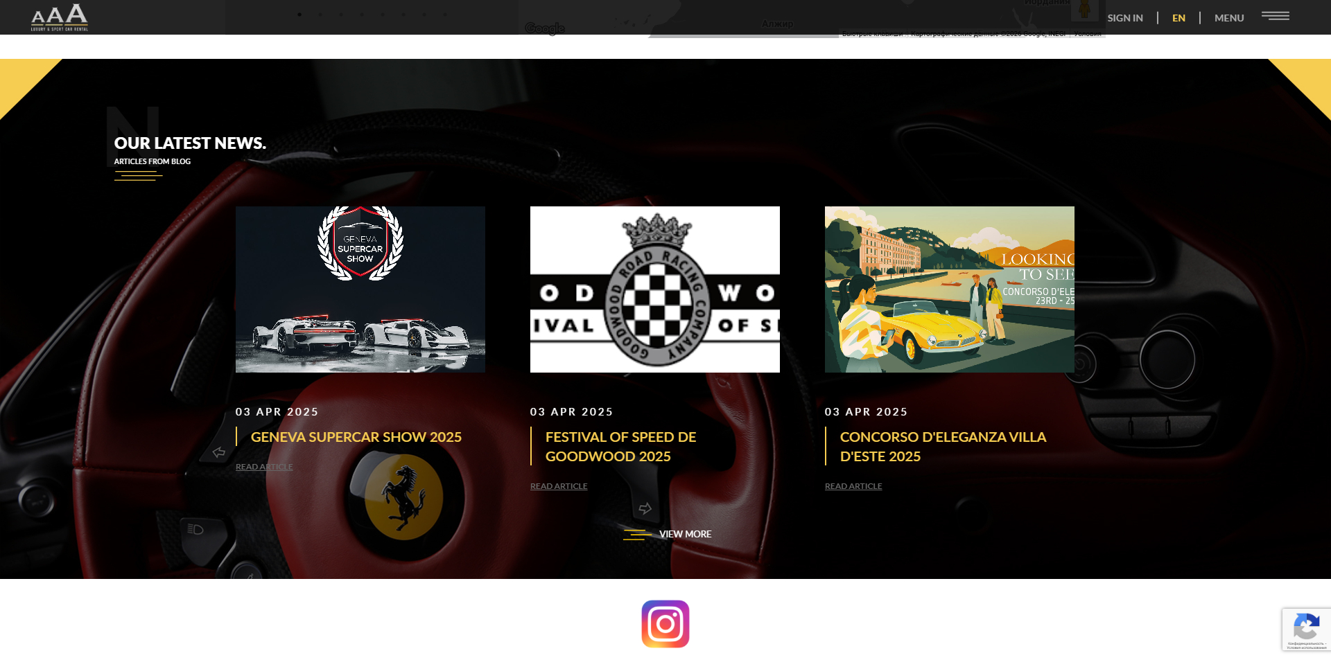 AAA Car Rental voucher