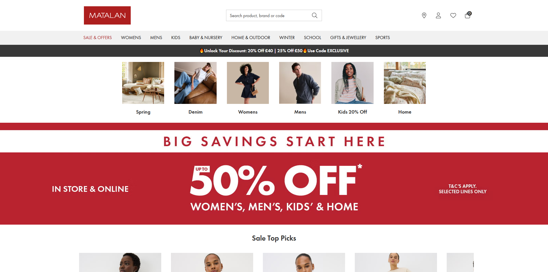 Matalan discount code