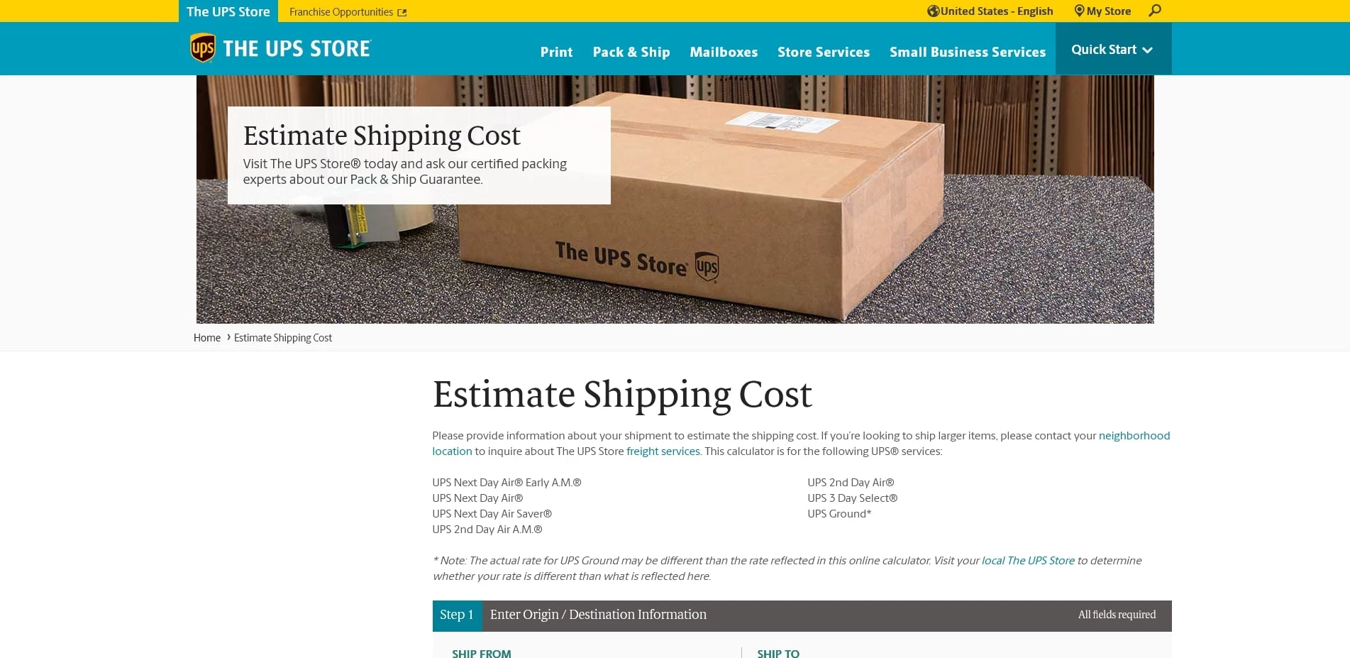 UPS Store Promo Code