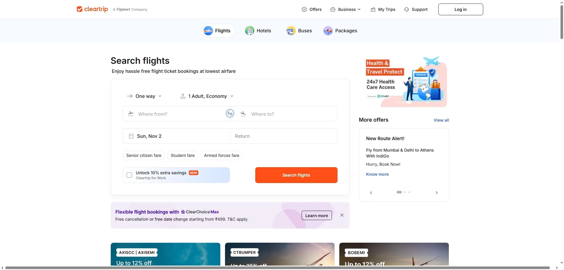 Cleartrip Promo Code