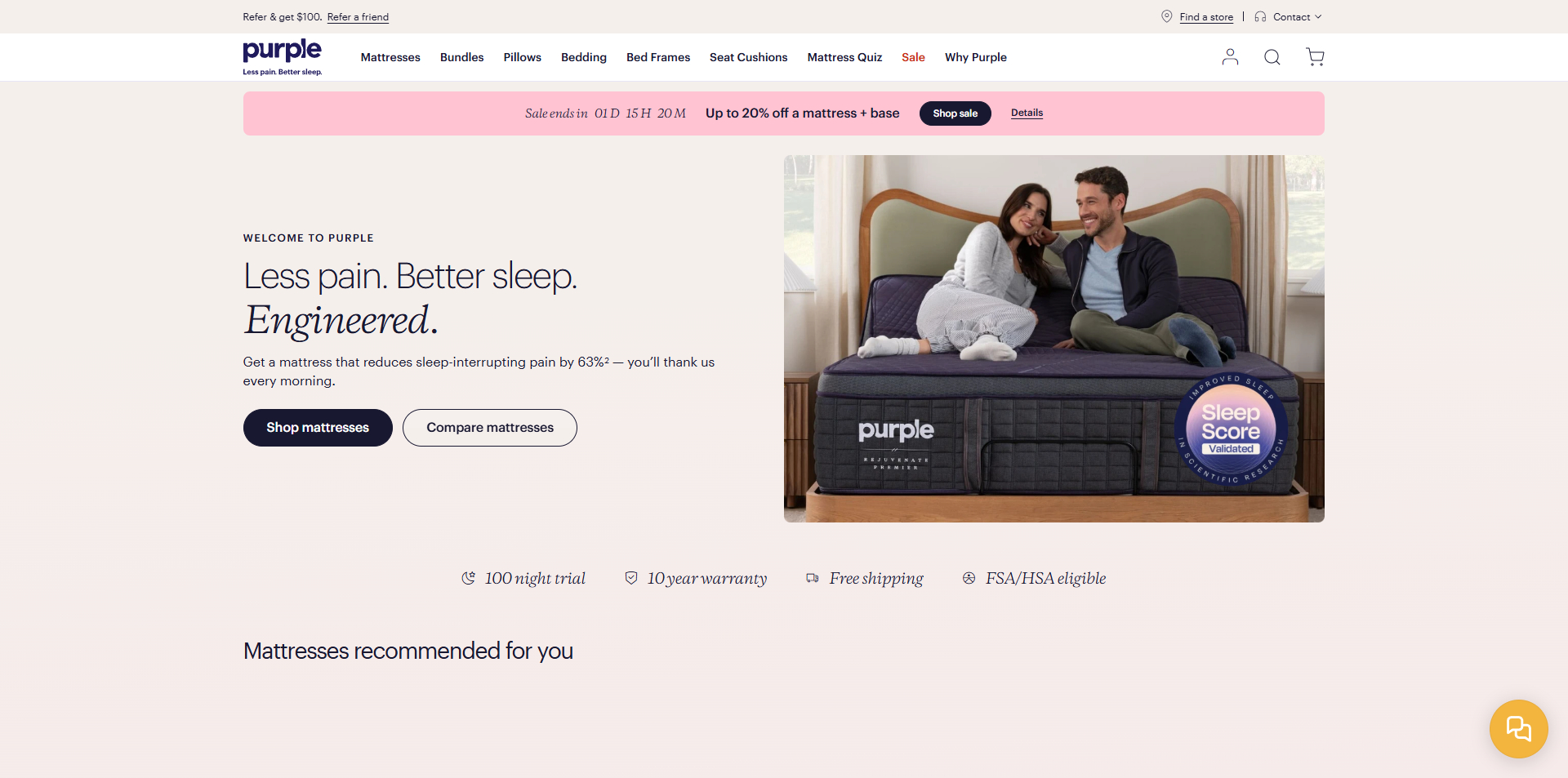 Purple discount code