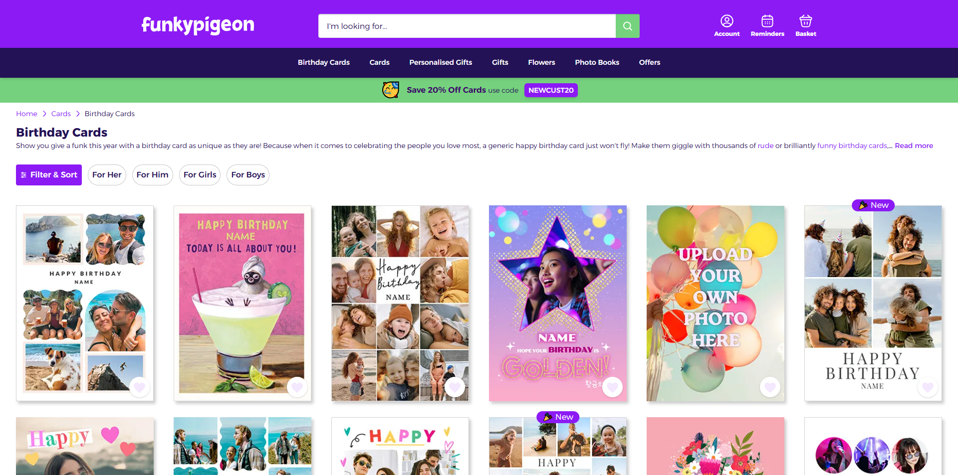 Funky Pigeon Promo Code