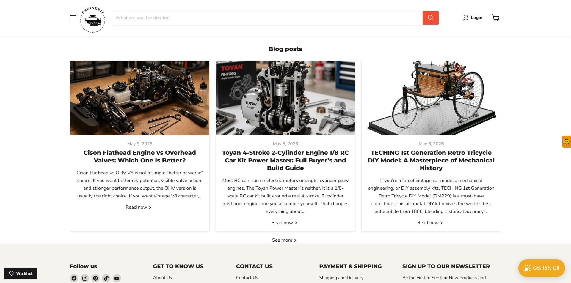 Enginediy Promo Code
