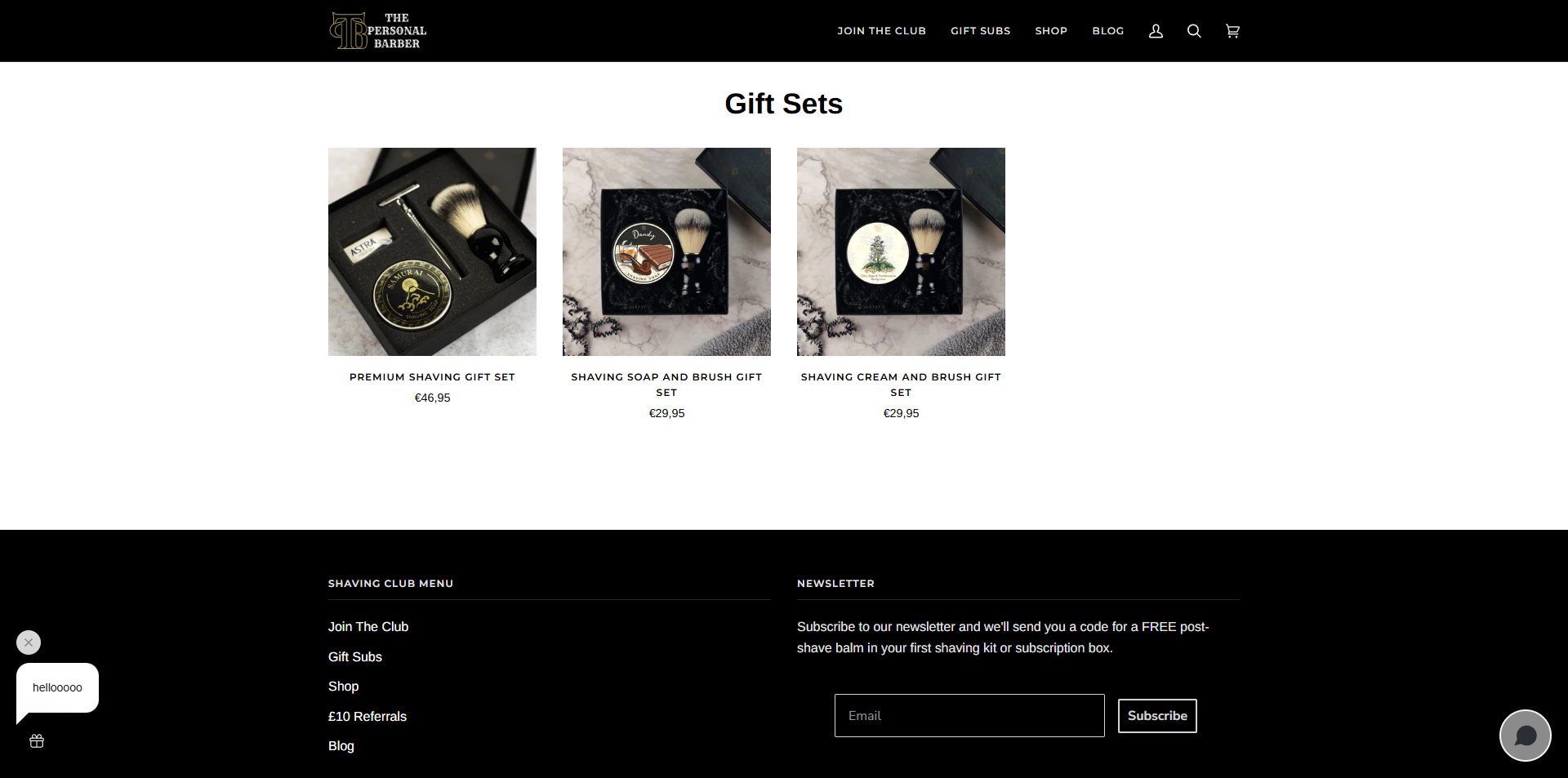 The Personal Barber voucher