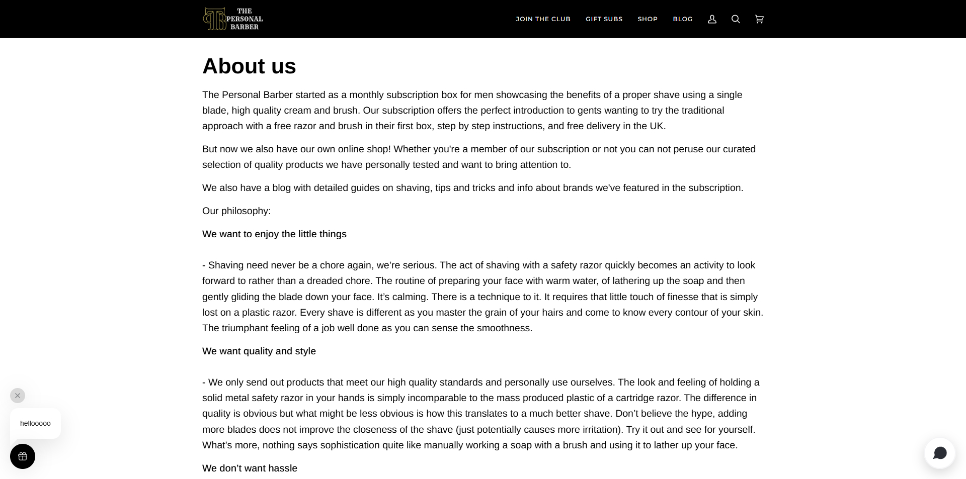 The Personal Barber Promo Code