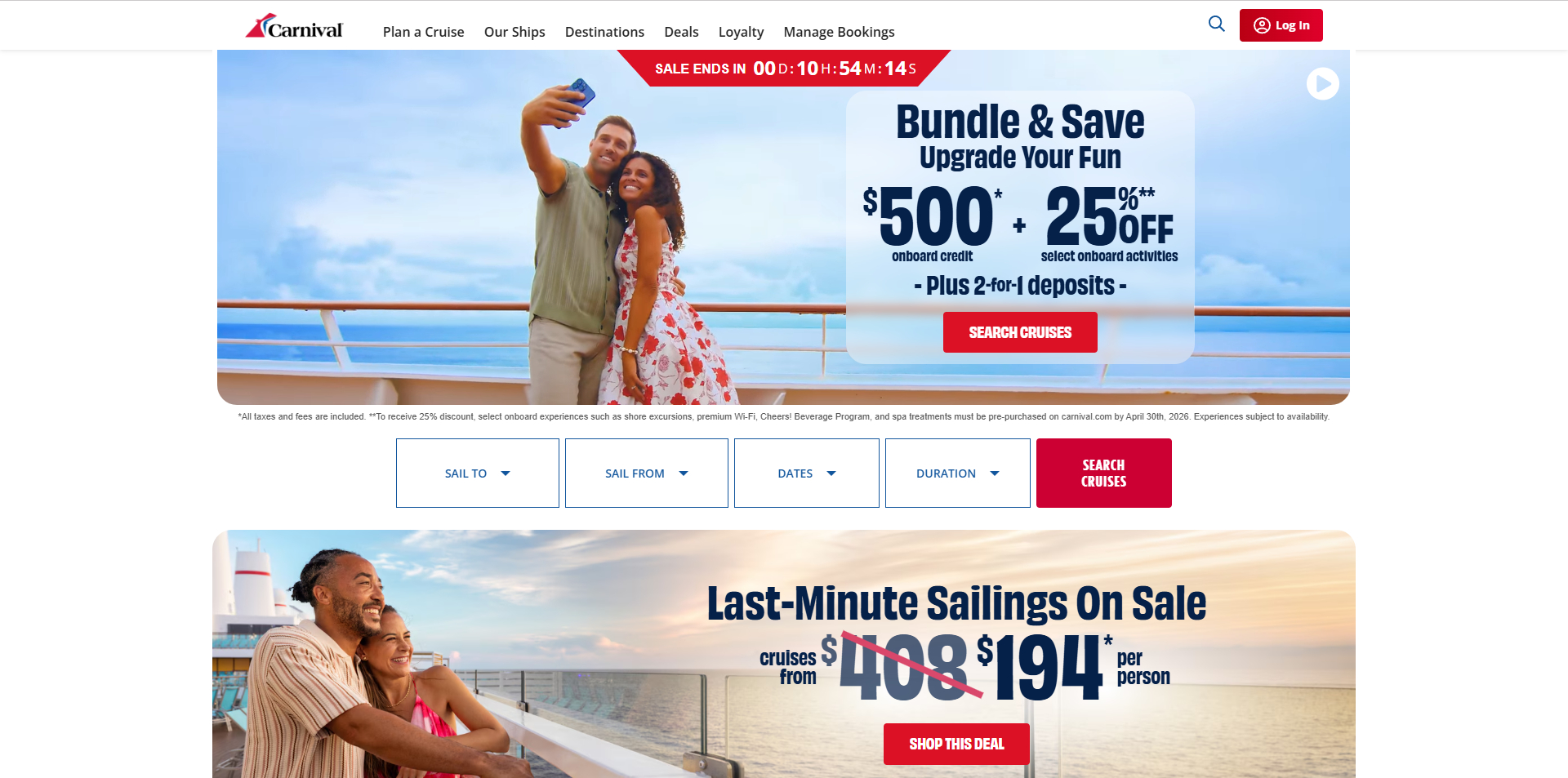 Carnival Cruise discount code