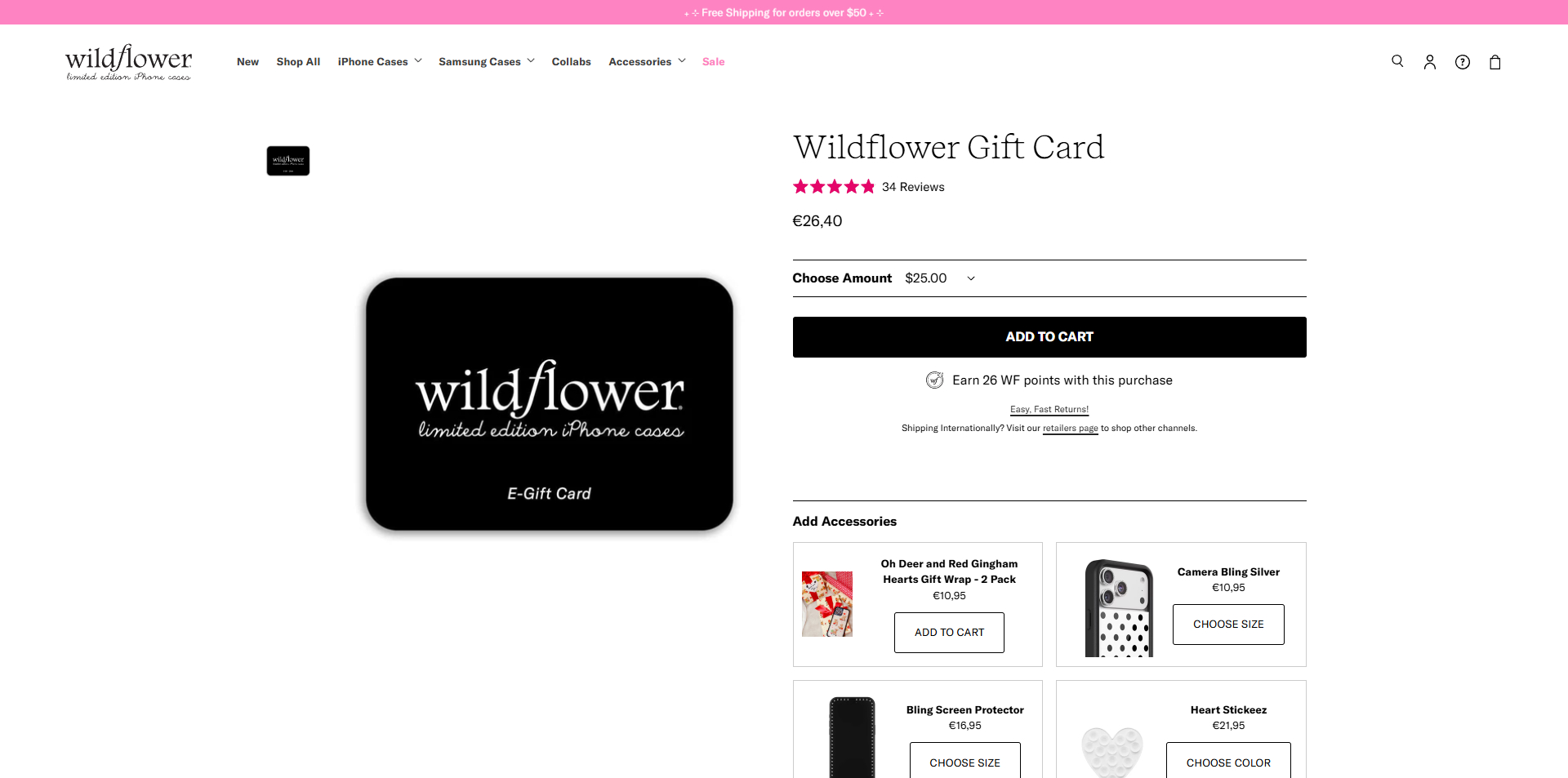 Wildflower discount code