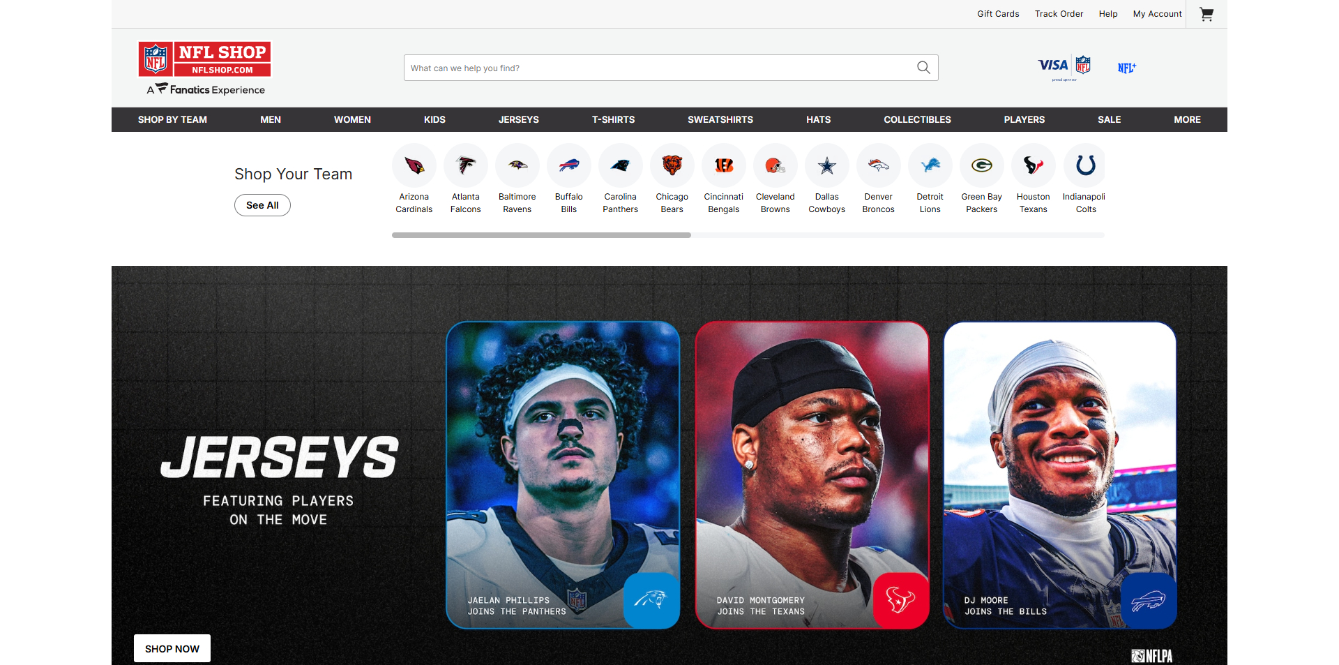 NFL shop discount code