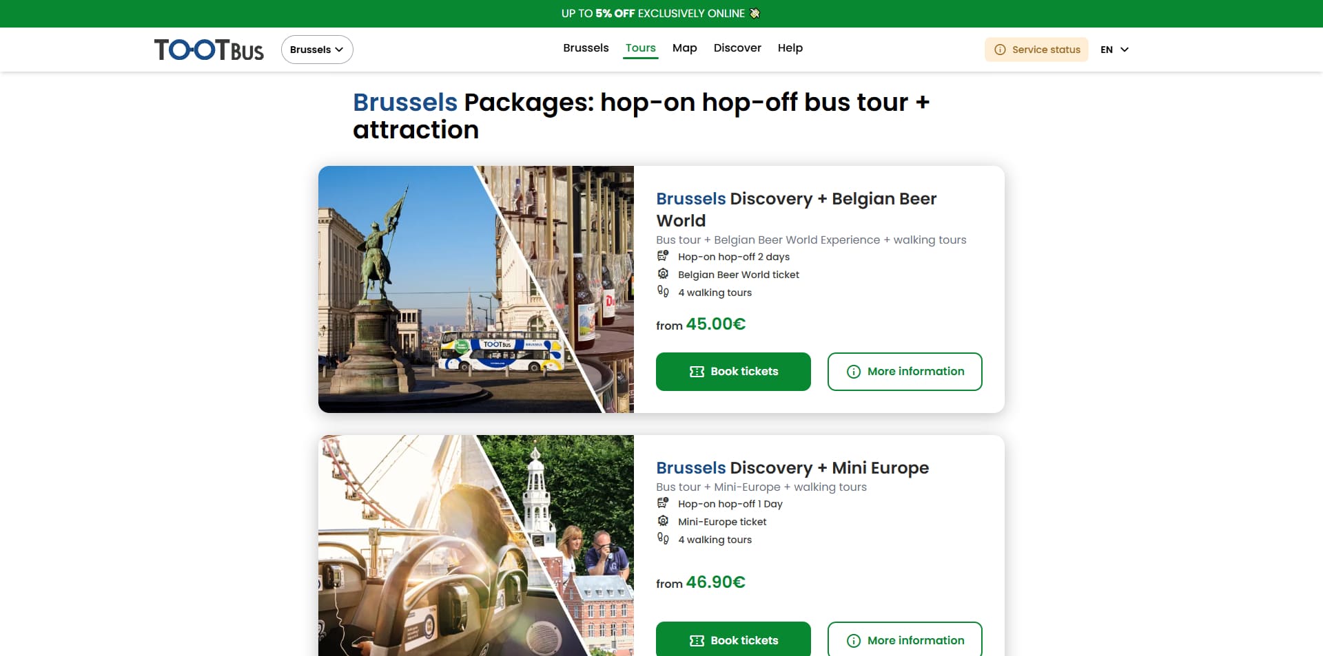 Tootbus coupons