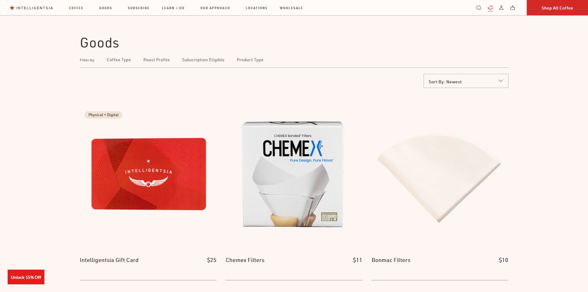 Intelligentsia coupons