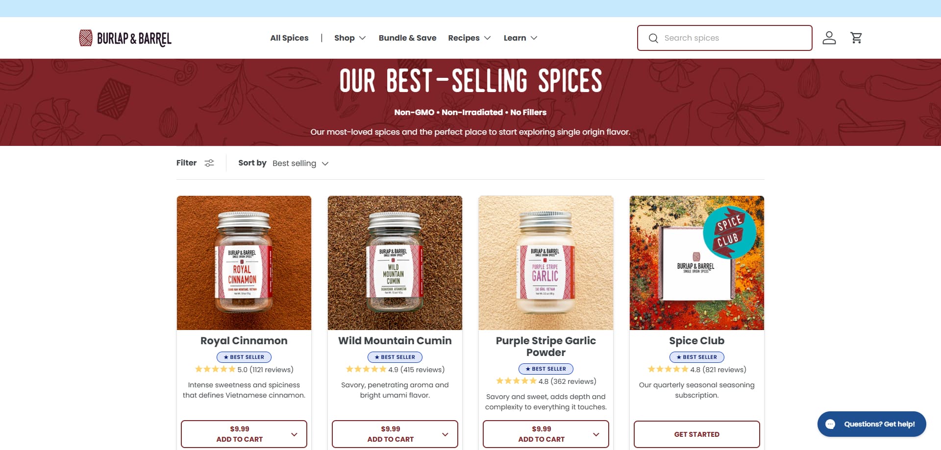 Burlap & Barrel voucher