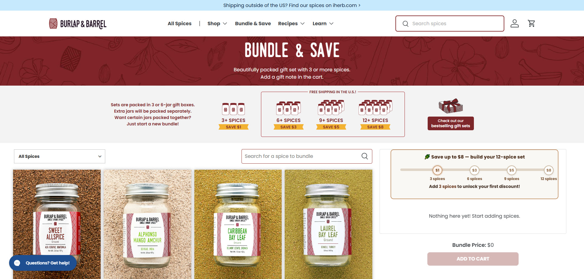 Burlap & Barrel Promo Code