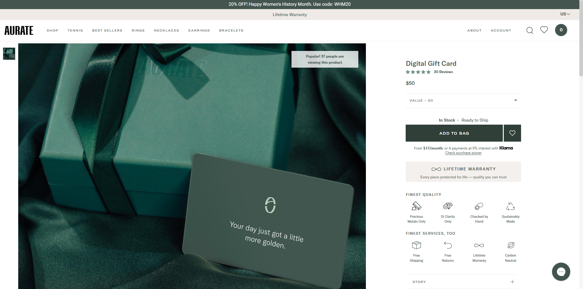 Aurate New York coupons