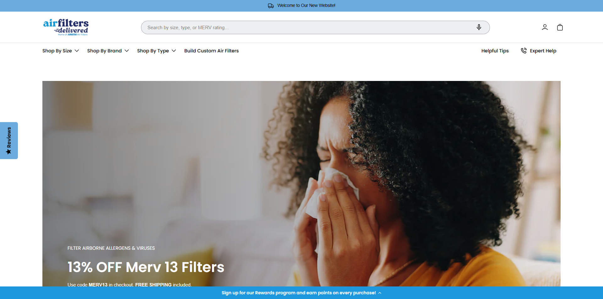 Air Filters Delivered discount code