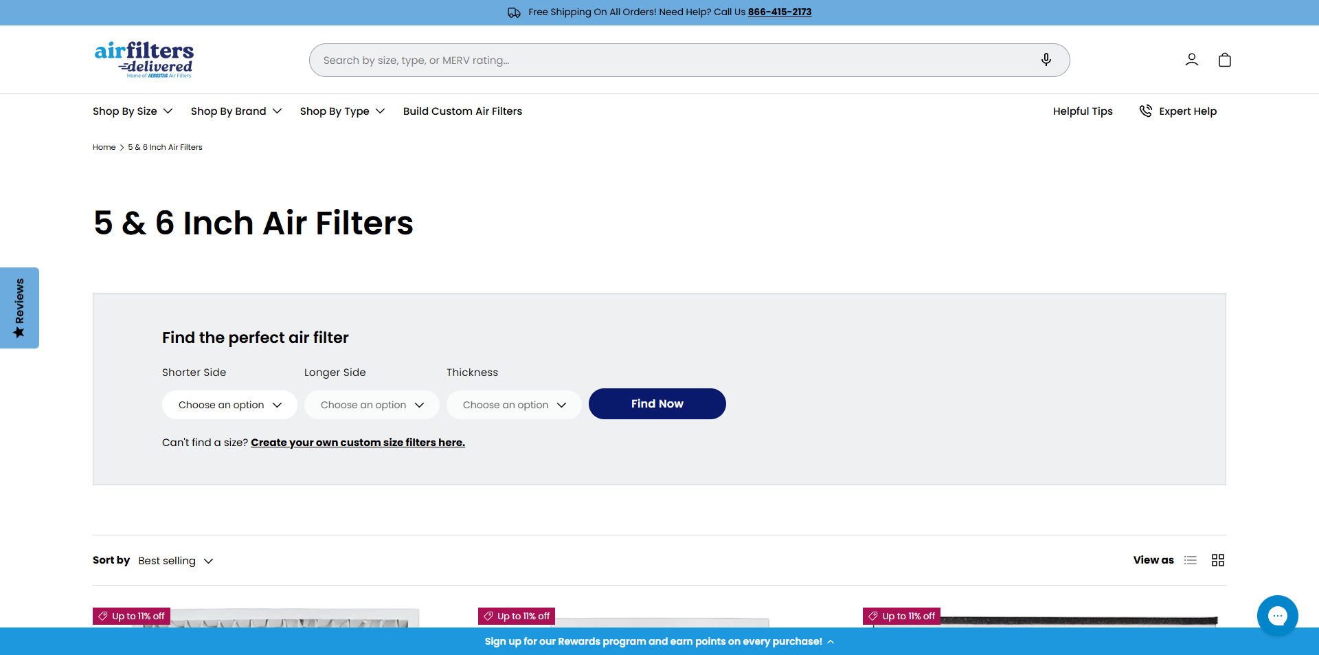 Air Filters Delivered coupons