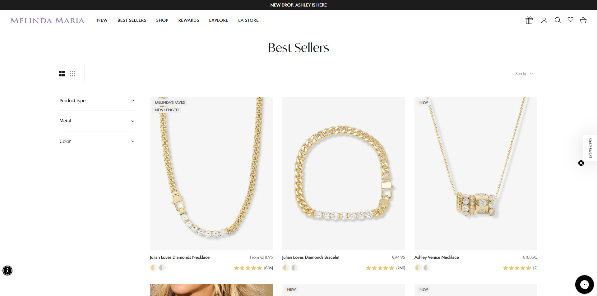 Melinda Maria Promo Code