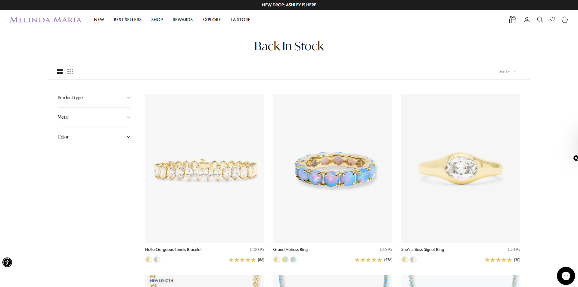 Melinda Maria voucher