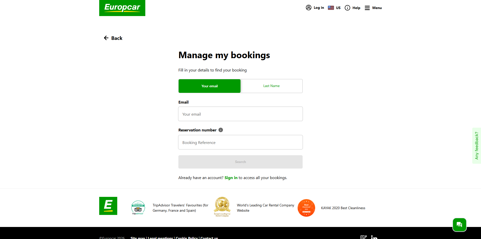 Europcar Promo Code