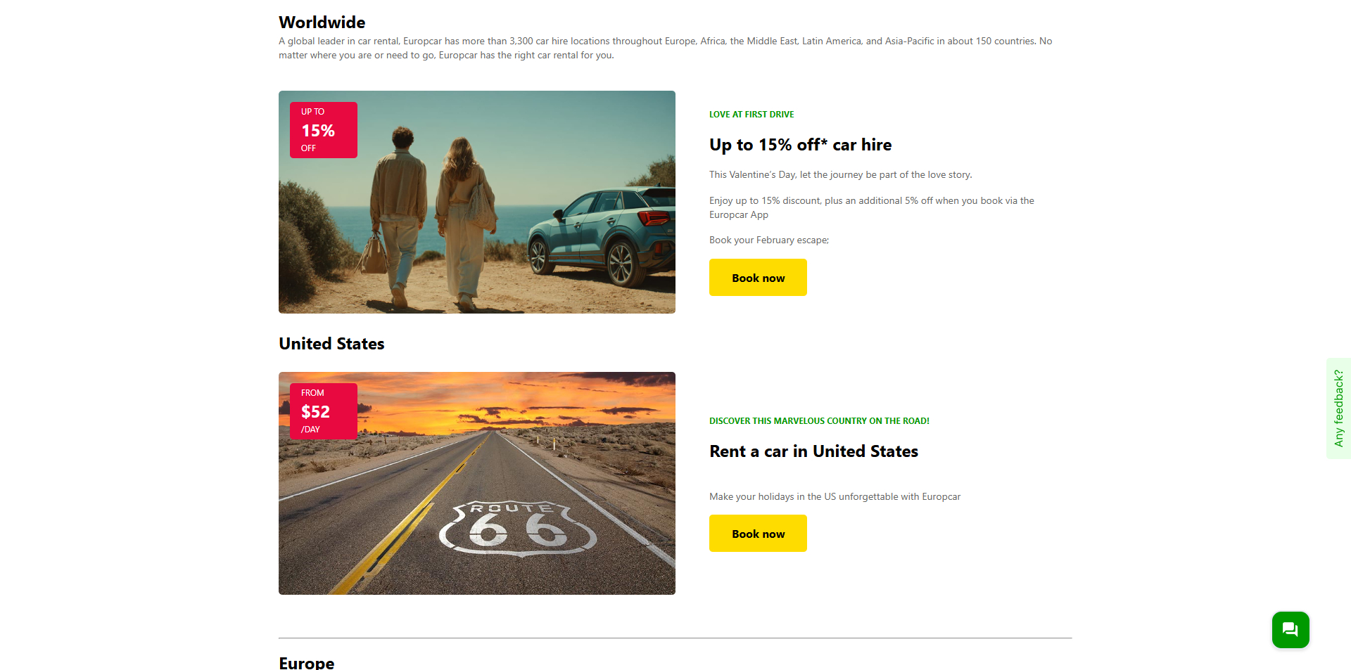 Europcar discount code