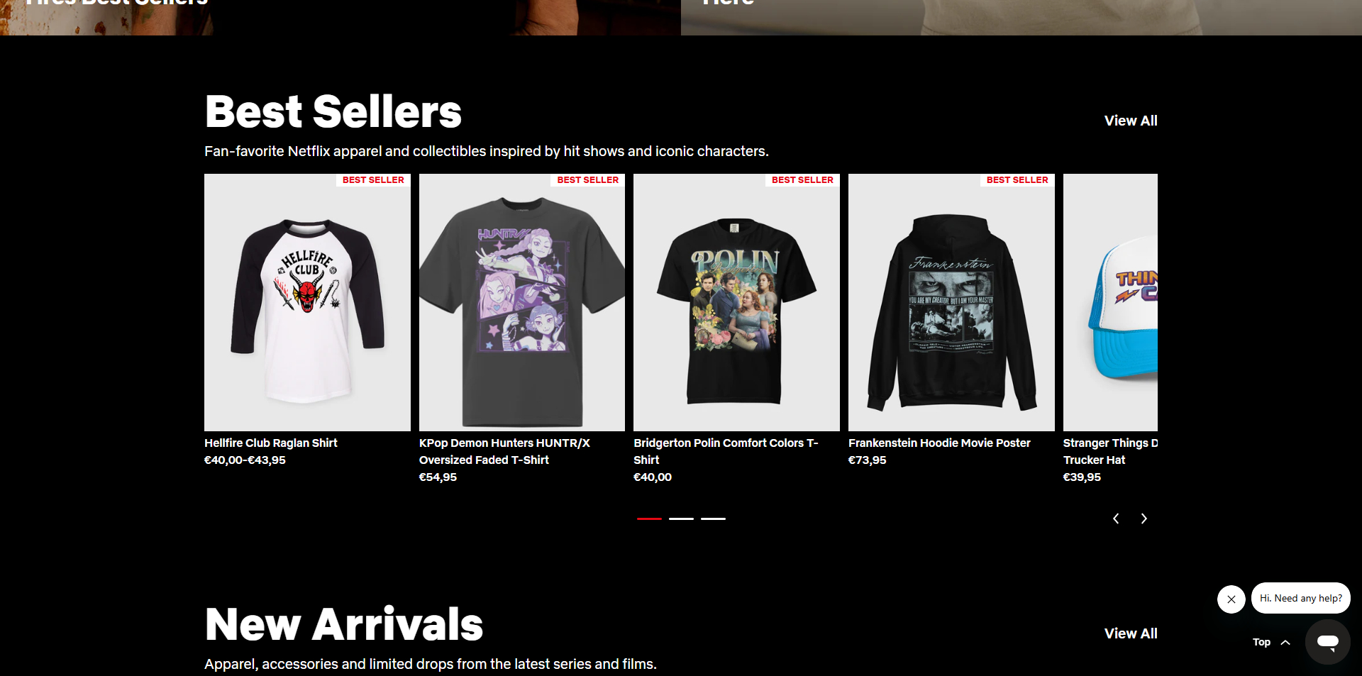 Netflix Shop Shop voucher