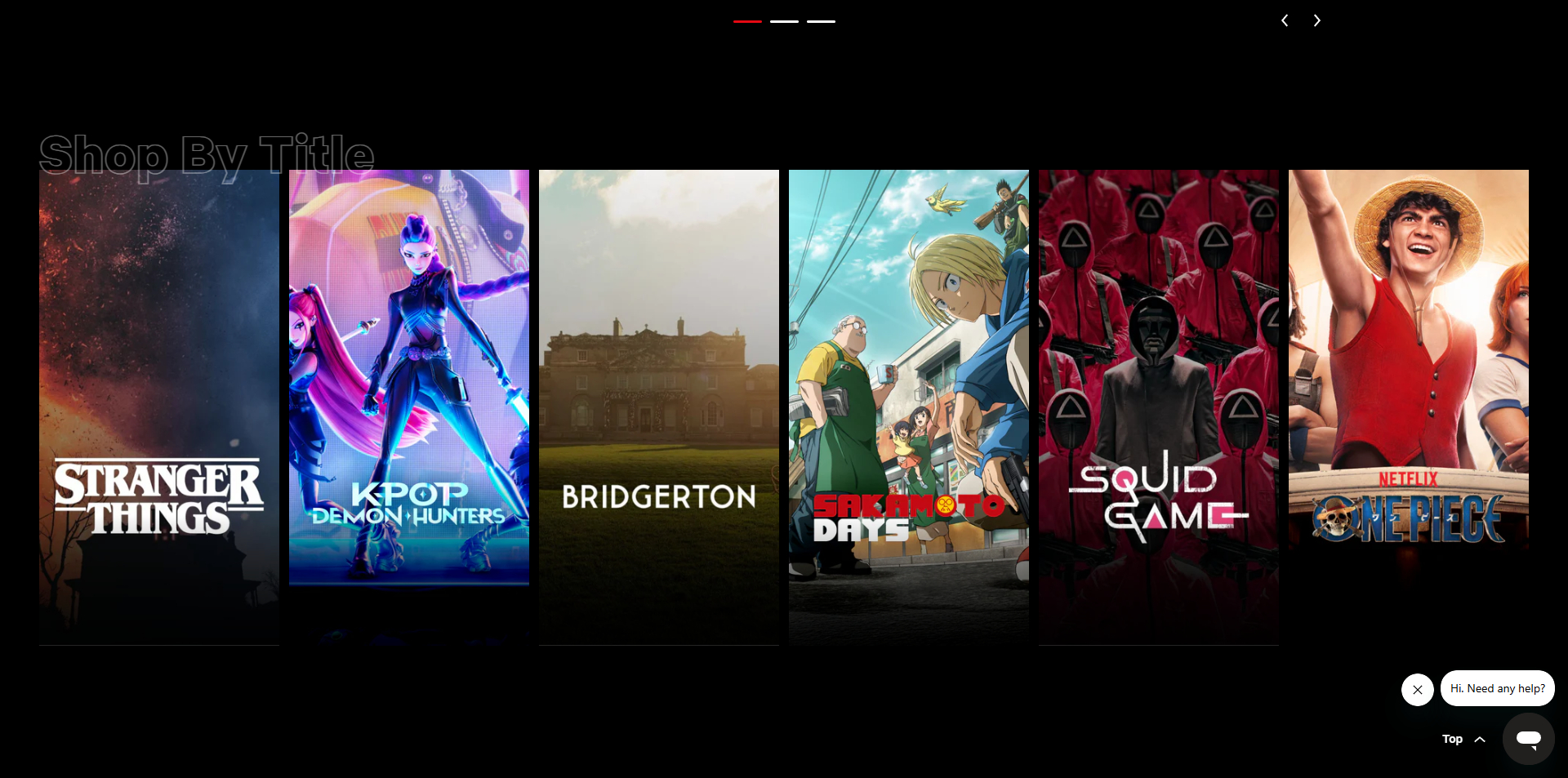 Netflix Shop coupons