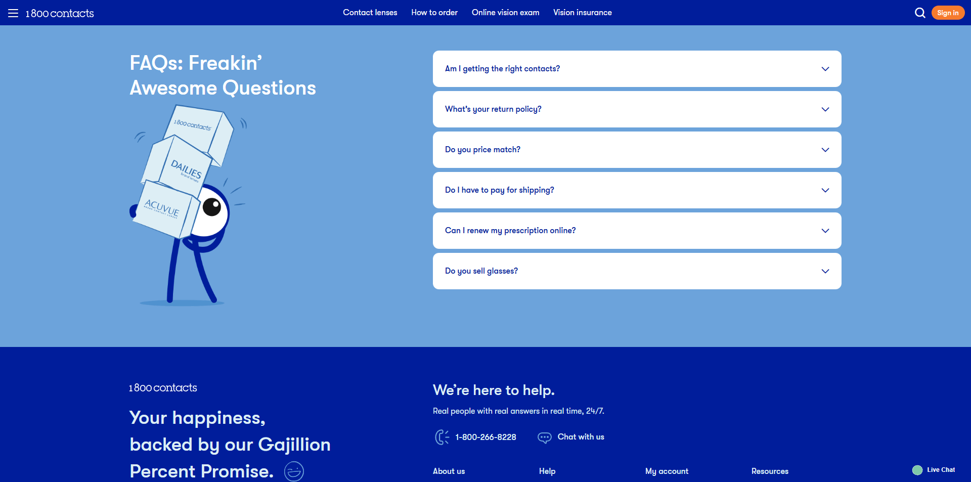 1-800 Contacts coupons