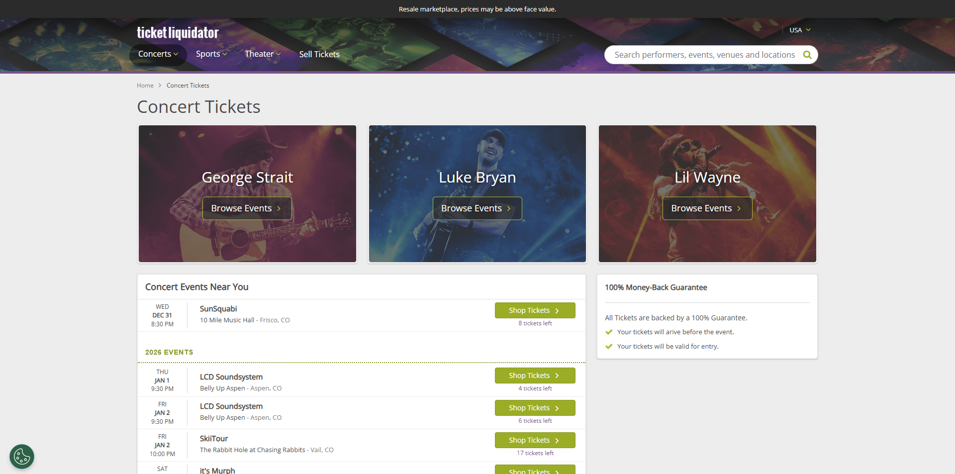 Ticket Liquidator coupons