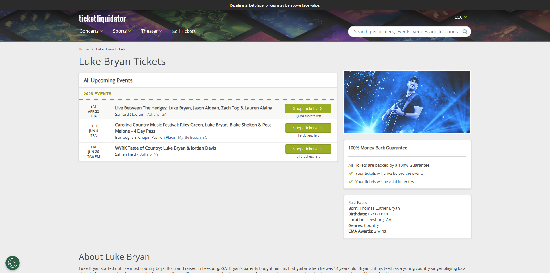 Ticket Liquidator Promo Code