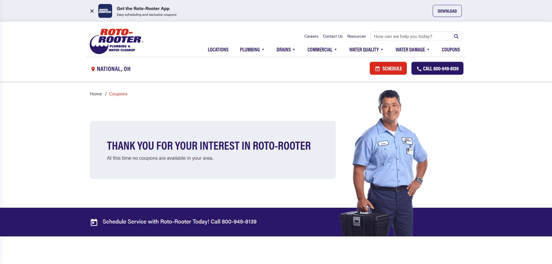 Roto-Rooter discount code