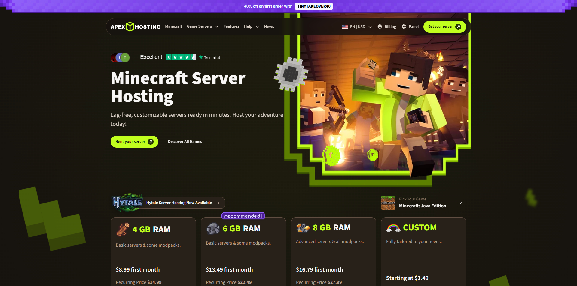 Apex Hosting discount code