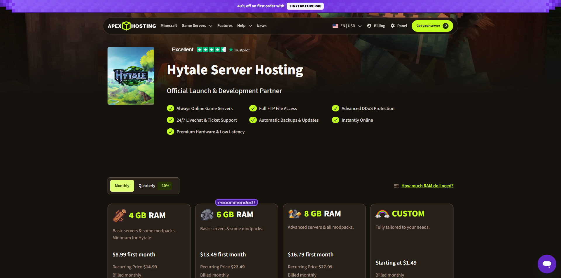 Apex Hosting Promo Code