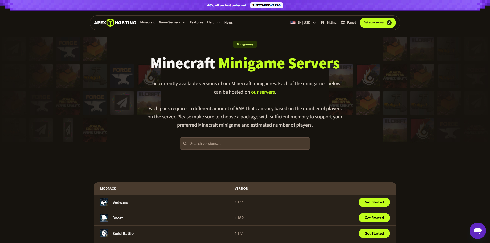 Apex Hosting discount code