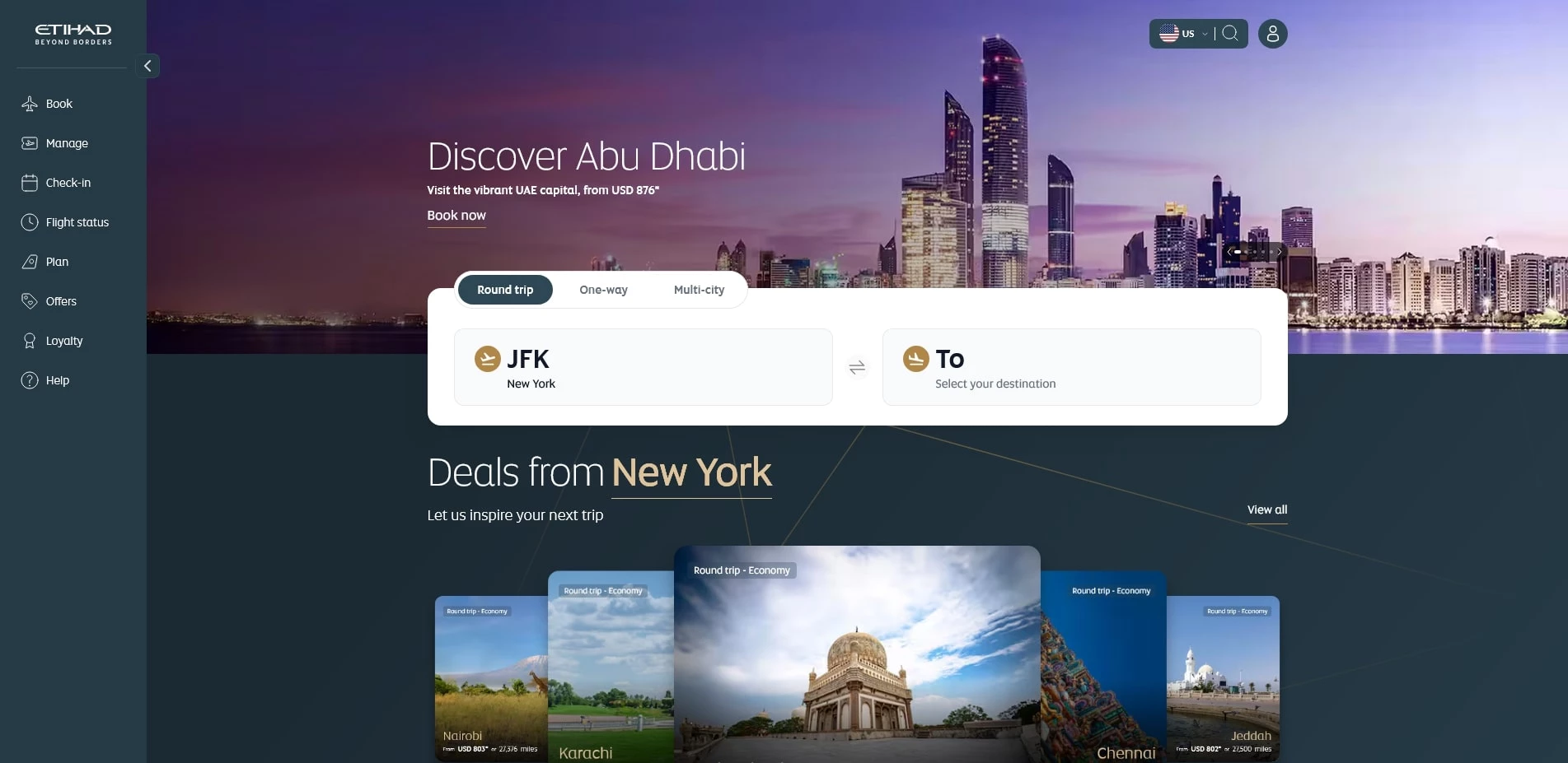 Etihad Airways promo code