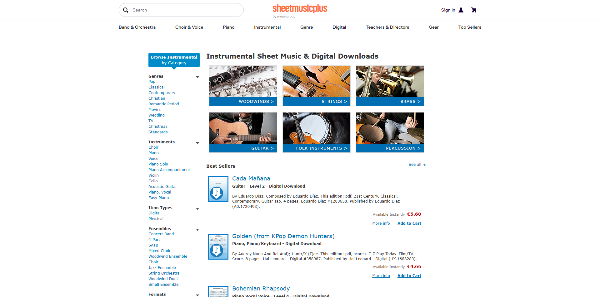Sheet Music Plus coupons
