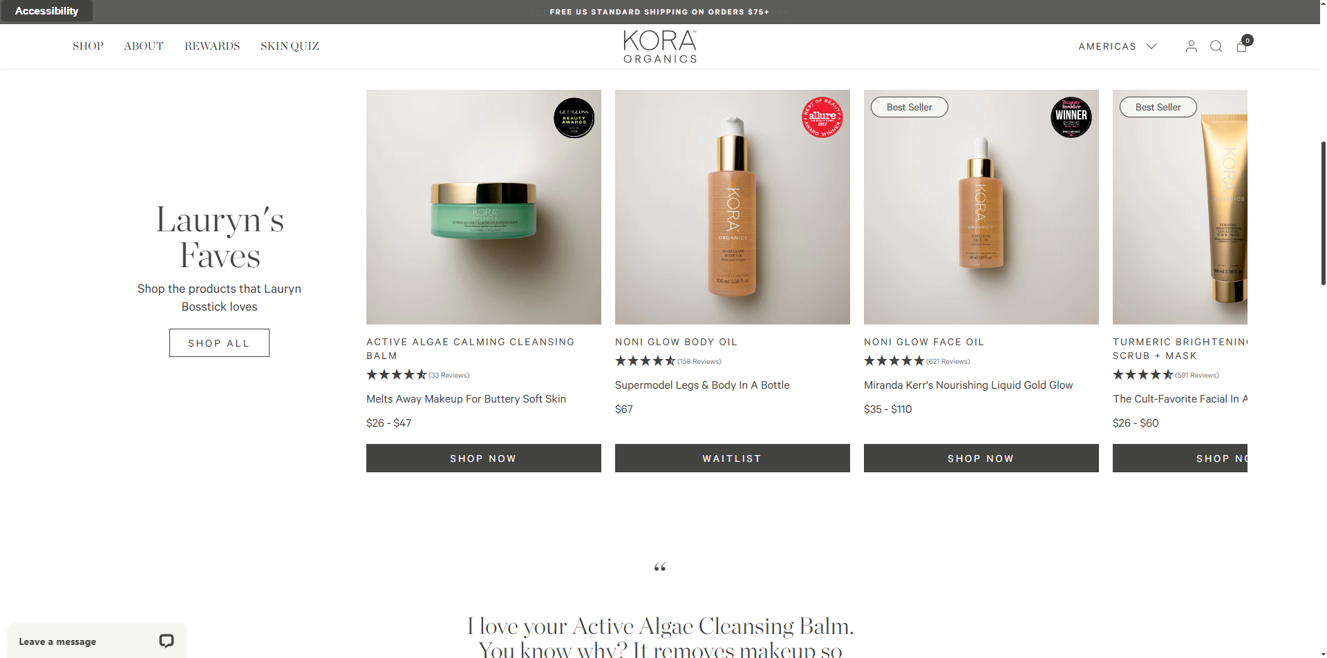 KORA Organics voucher