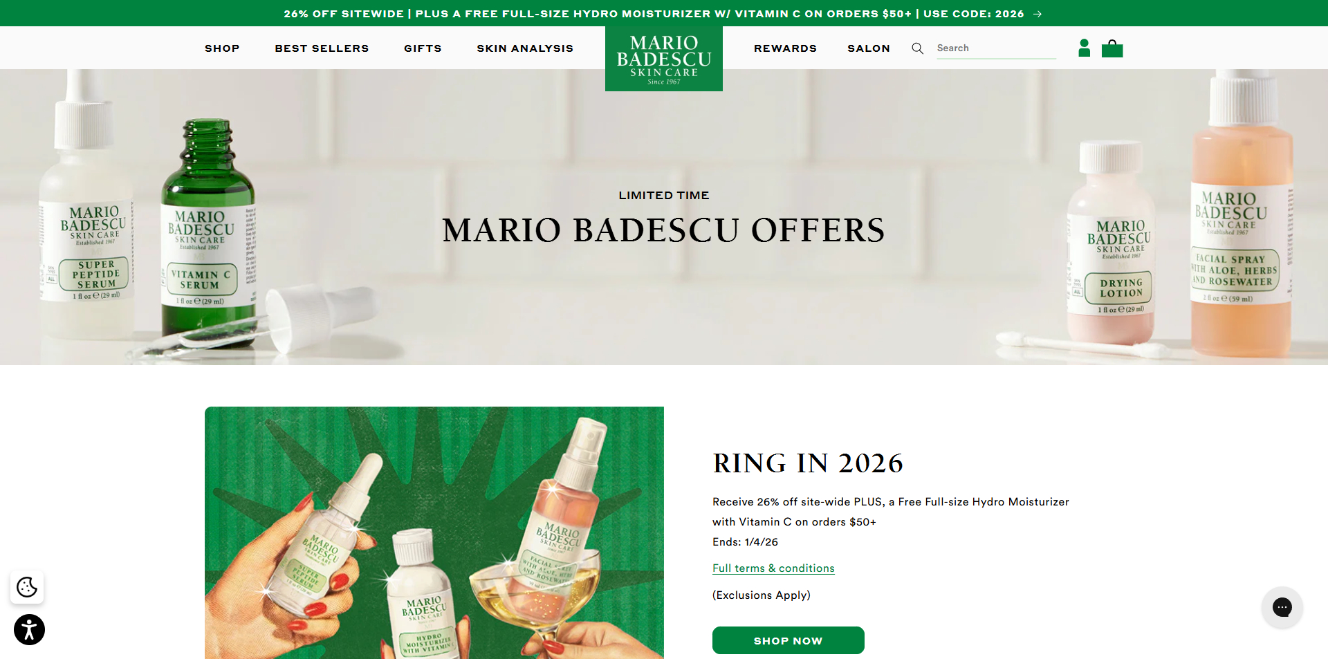 Mario Badescu coupons