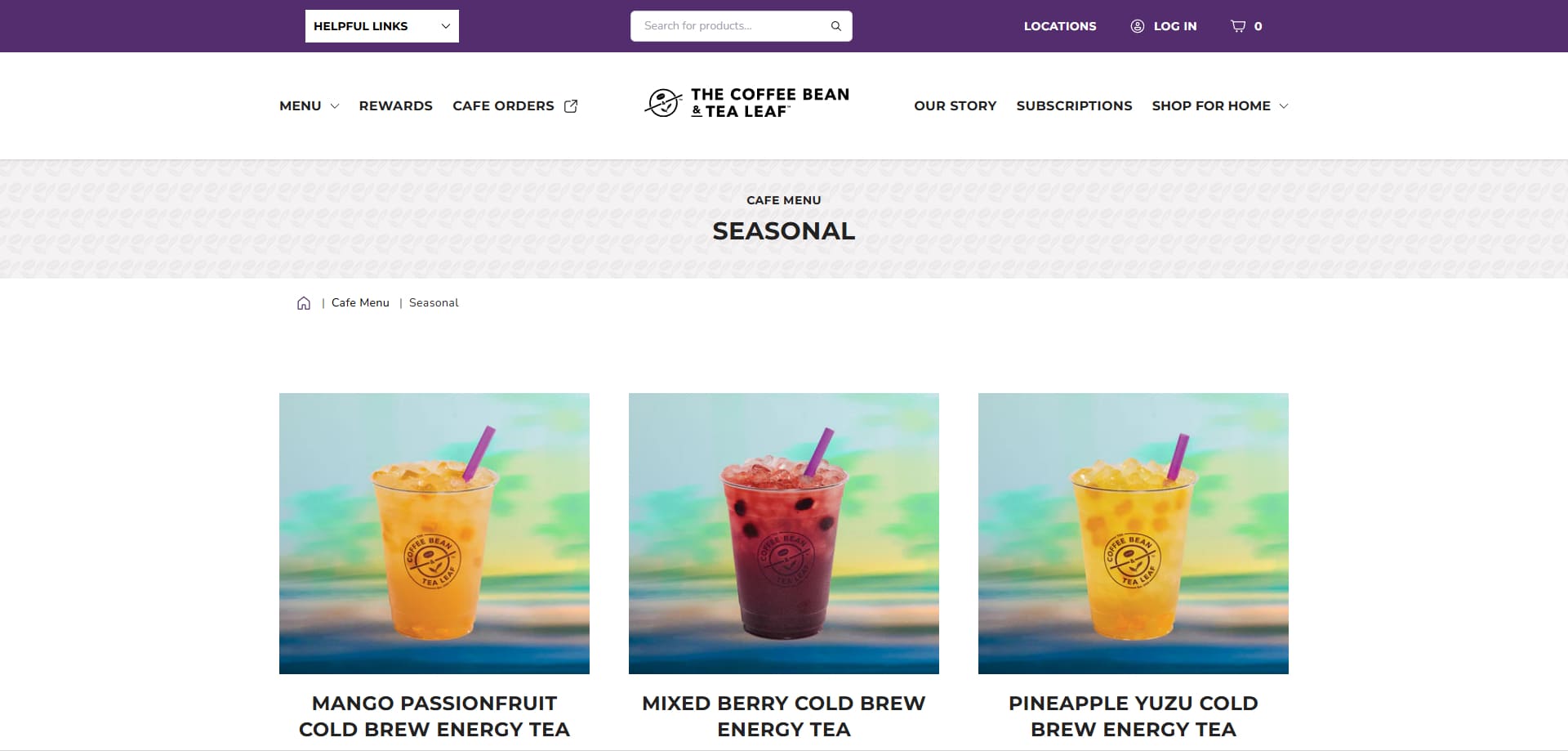 The Coffee Bean & Tea Leaf voucher