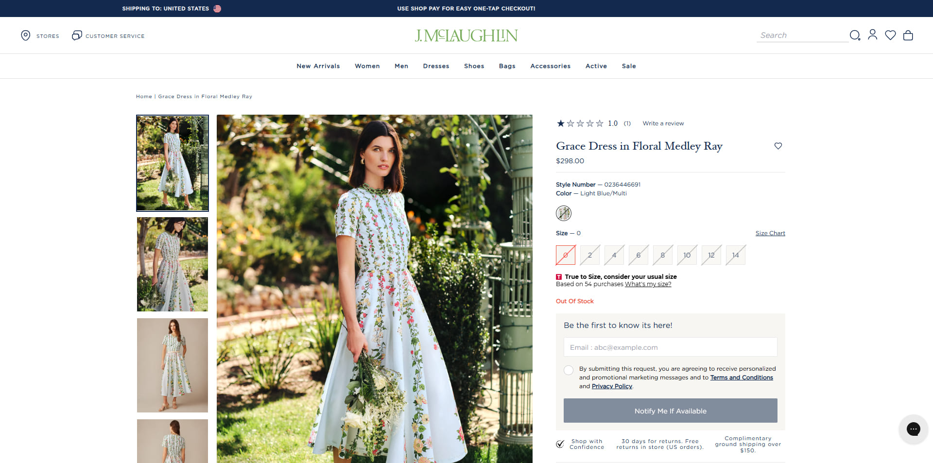 J.McLaughlin Promo Code