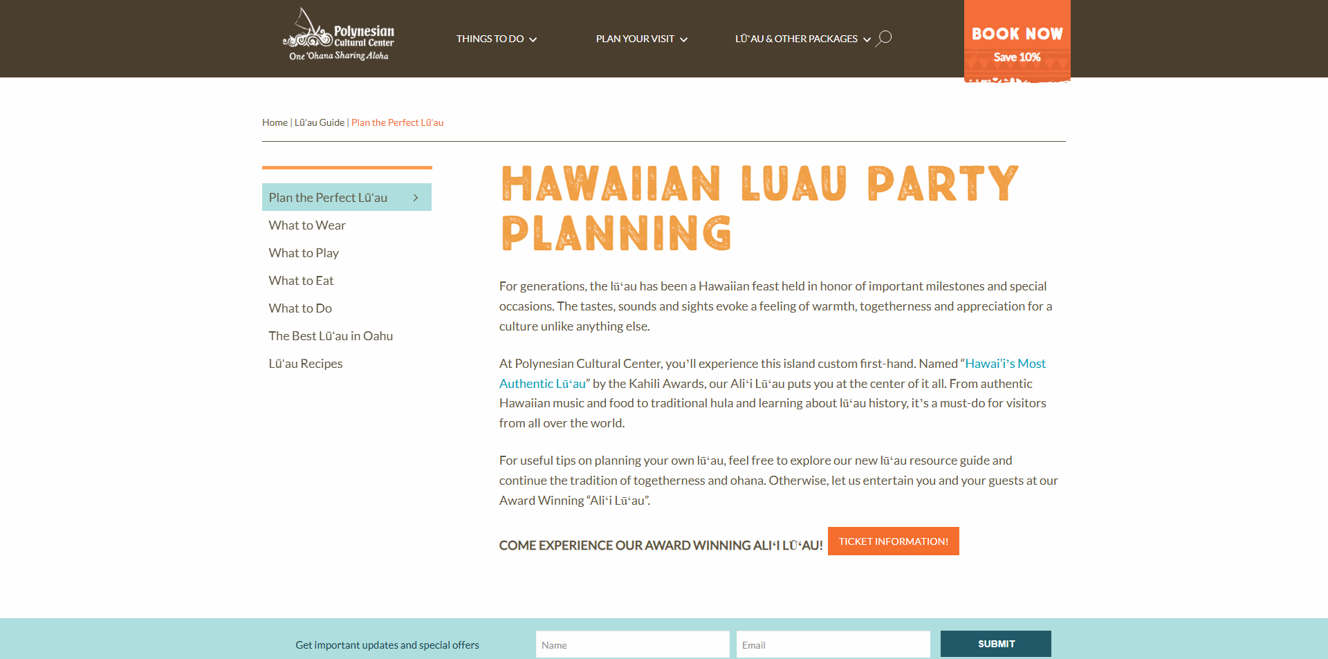 Polynesian Cultural Center Promo Code