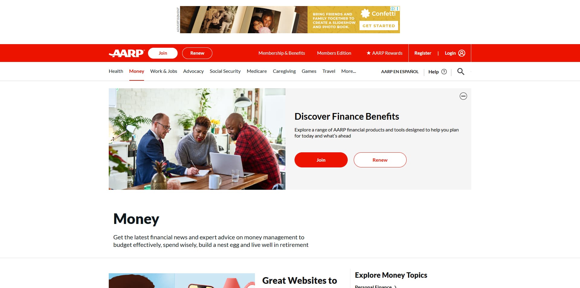 AARP coupons