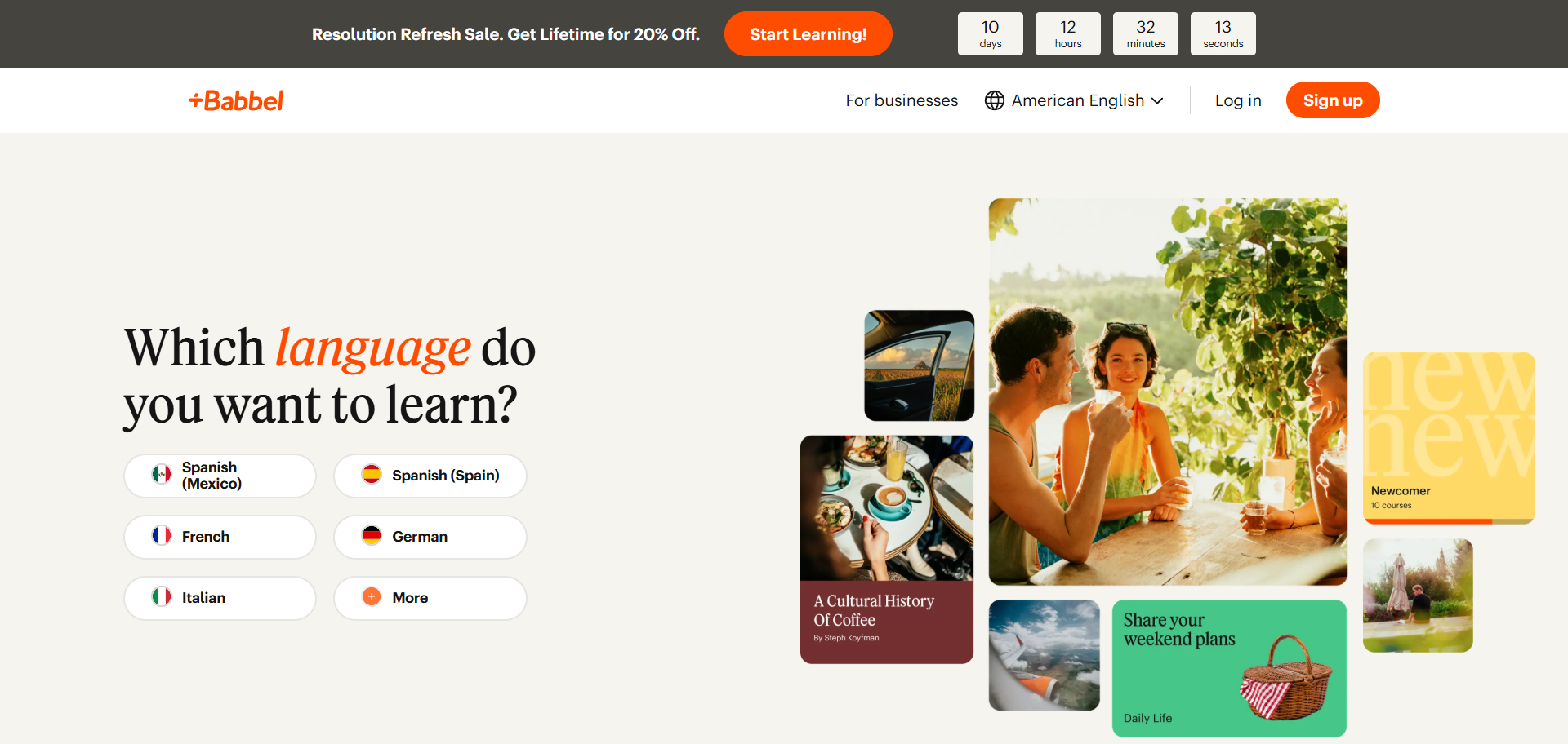 Babbel discount code