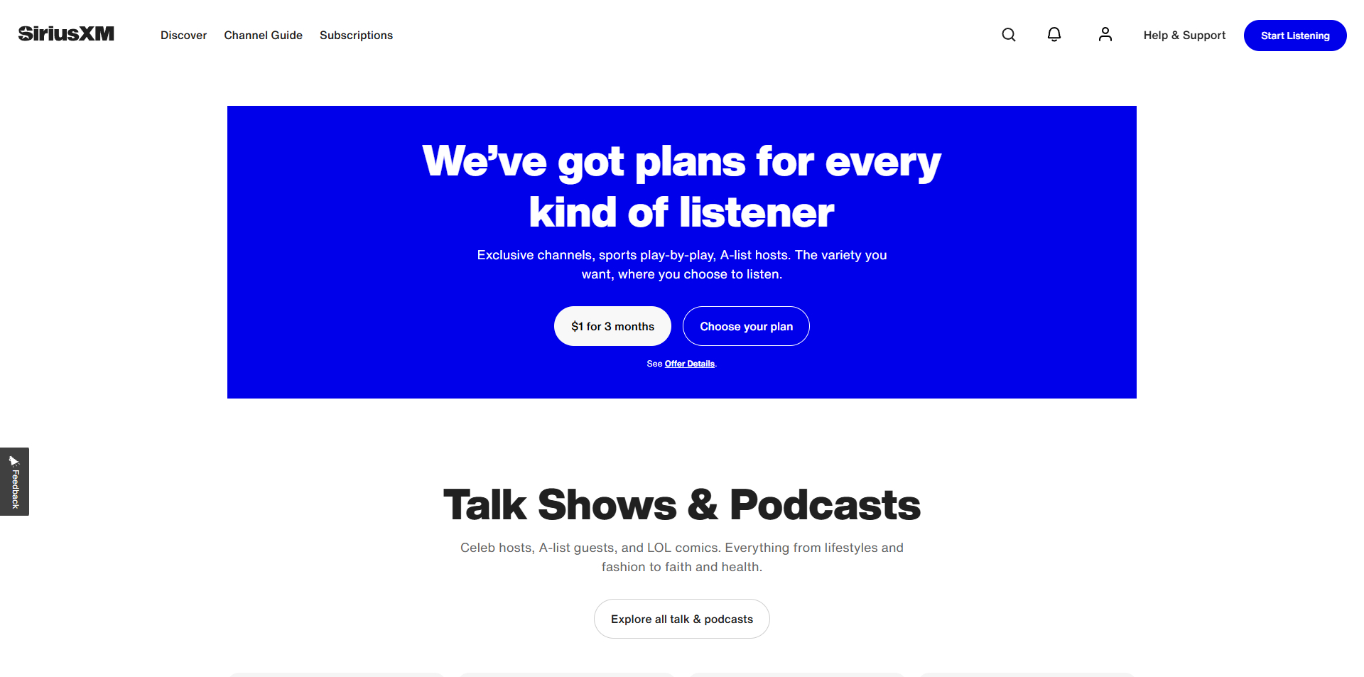 Sirius XM discount code