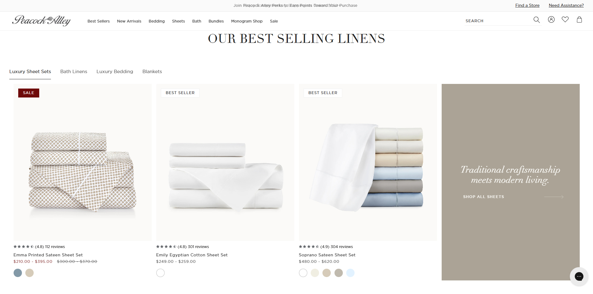 Peacock Alley voucher