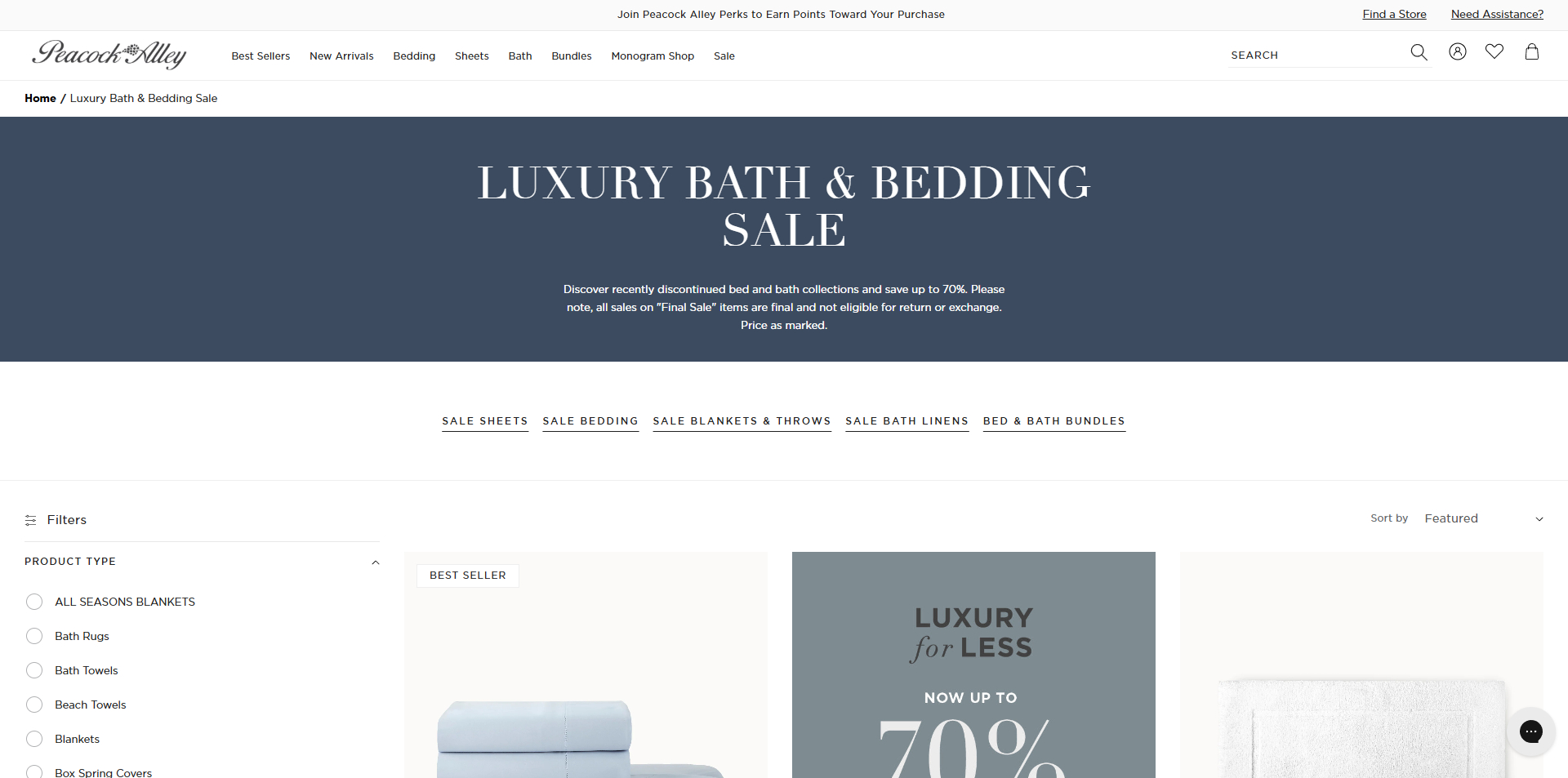 Peacock Alley discount code